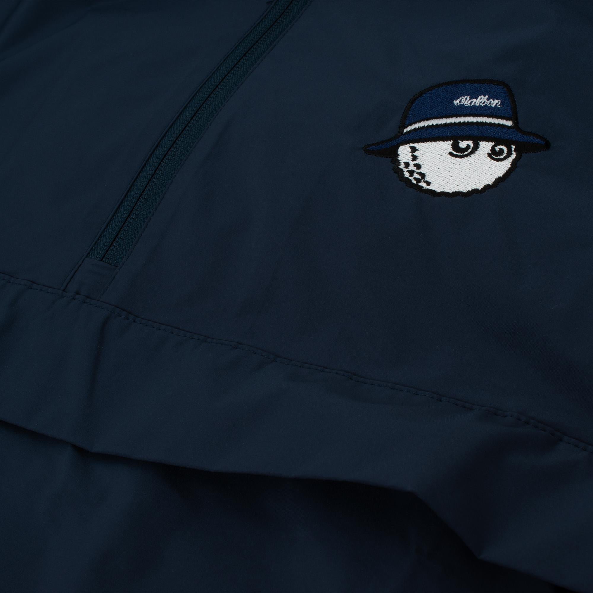 Malbon Golf Cooper Bucket Nylon Anorak Golf Jacket Navy